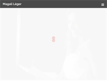 Tablet Screenshot of magalileger.fr